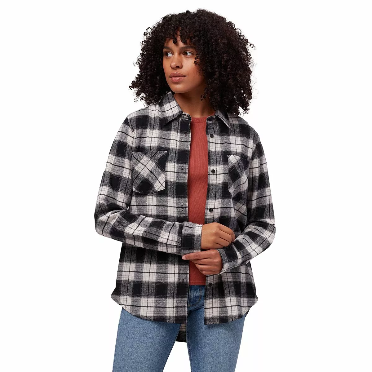 Stoic Super Soft Pocket Flannel Shirt Women's 13 Stoic Super Soft Pocket Flannel Shirt Women's - Image 13