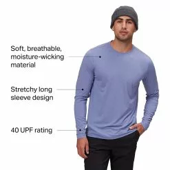 Stoic Tech Long Sleeve Crew Shirt Men's 18 Stoic Tech Long Sleeve Crew Shirt Men's -Stoic Pop Store BLA D5 1