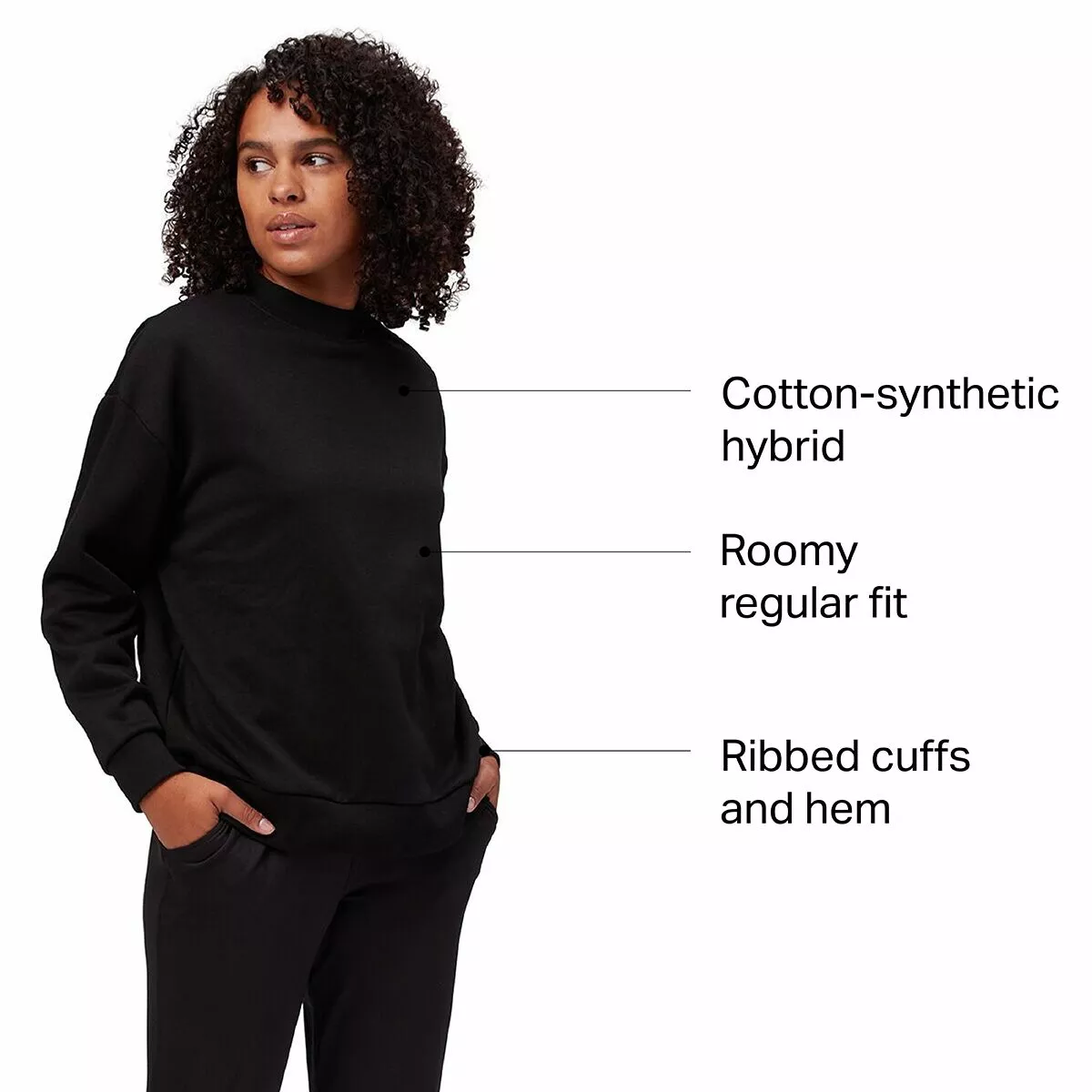 Stoic Crew Fleece Women's 2 Stoic Crew Fleece Women's - Image 2