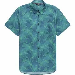 Stoic Hawaiian Print Short Sleeve Button Down Shirt Men's