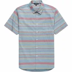 Stoic Multi Stripe Short Sleeve Button Down Shirt Men's