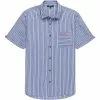 Stoic Stripe Short Sleeve Button Down Shirt Men's