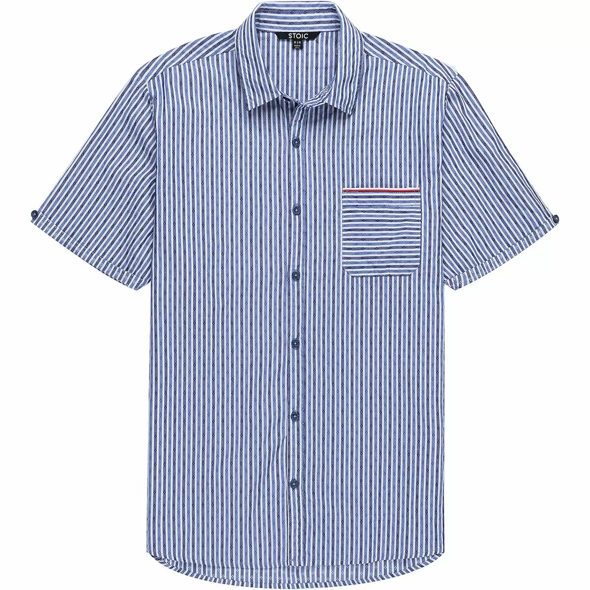 Stoic Stripe Short Sleeve Button Down Shirt Men's 1 Stoic Stripe Short Sleeve Button Down Shirt Men's