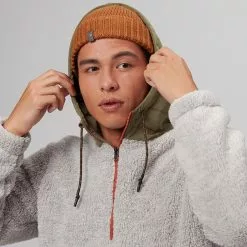 Stoic Sherpa Quilted 1/2 Zip Hoodie Men's -Stoic Pop Store COMOLI D2