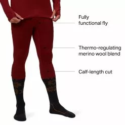 Stoic Merino Blend Calf Length Baselayer Bottom Men's 11 Stoic Merino Blend Calf Length Baselayer Bottom Men's -Stoic Pop Store FIRBRI D14