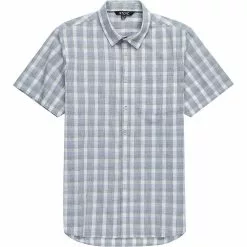 Stoic Plaid Short Sleeve Button Down Shirt Men's