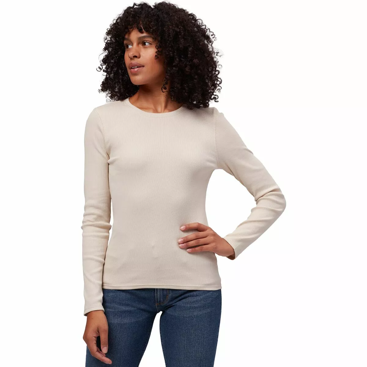 Stoic Core Rib Long Sleeve Top Women's 7 Stoic Core Rib Long Sleeve Top Women's - Image 7
