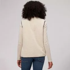 Stoic Reversible Mixed Media Sherpa Vest Women's -Stoic Pop Store KHAFRENAV D1