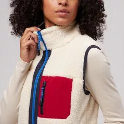 Stoic Reversible Mixed Media Sherpa Vest Women's -Stoic Pop Store KHAFRENAV D3