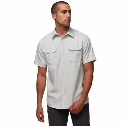 Stoic Performance Button Down Solid Shirt Men's