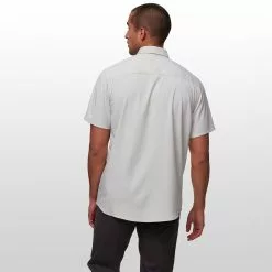 Stoic Performance Button Down Solid Shirt Men's -Stoic Pop Store LIGGRE D1