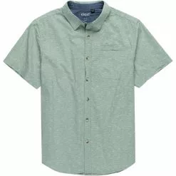 Stoic Spacedye Print Short Sleeve Woven Button Down Shirt Men's