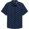 Stoic Printed Performance Woven Button Down Shirt Men's