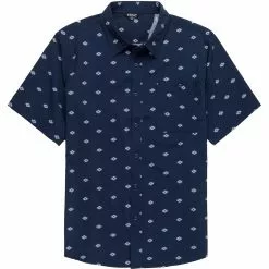 Stoic Printed Performance Woven Button Down Shirt Men's