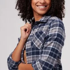 Stoic Super Soft Pocket Flannel Shirt Women's 19 Stoic Super Soft Pocket Flannel Shirt Women's -Stoic Pop Store NAVPLA D2