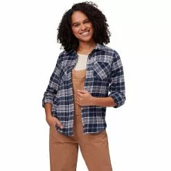 Stoic Super Soft Pocket Flannel Shirt Women's 17 Stoic Super Soft Pocket Flannel Shirt Women's -Stoic Pop Store NAVPLA D4