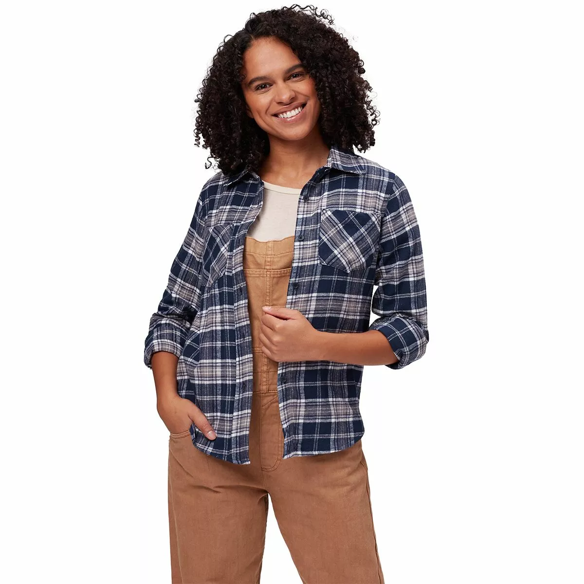 Stoic Super Soft Pocket Flannel Shirt Women's 3 Stoic Super Soft Pocket Flannel Shirt Women's - Image 3
