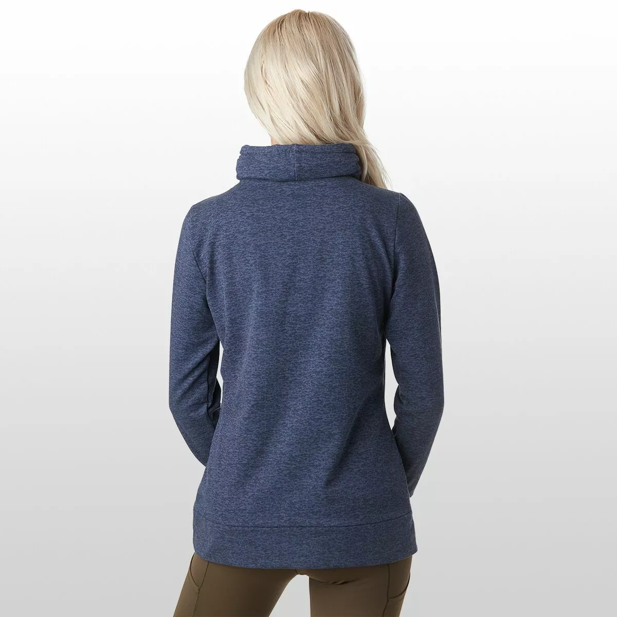 Stoic Quilted Cowl Neck Tie Sweater Women's 2 Stoic Quilted Cowl Neck Tie Sweater Women's - Image 2