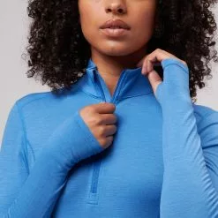 Stoic Merino Blend 1/4 Zip Baselayer Top Women's -Stoic Pop Store NEBBLU D3
