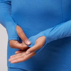 Stoic Merino Blend 1/4 Zip Baselayer Top Women's -Stoic Pop Store NEBBLU D6 1