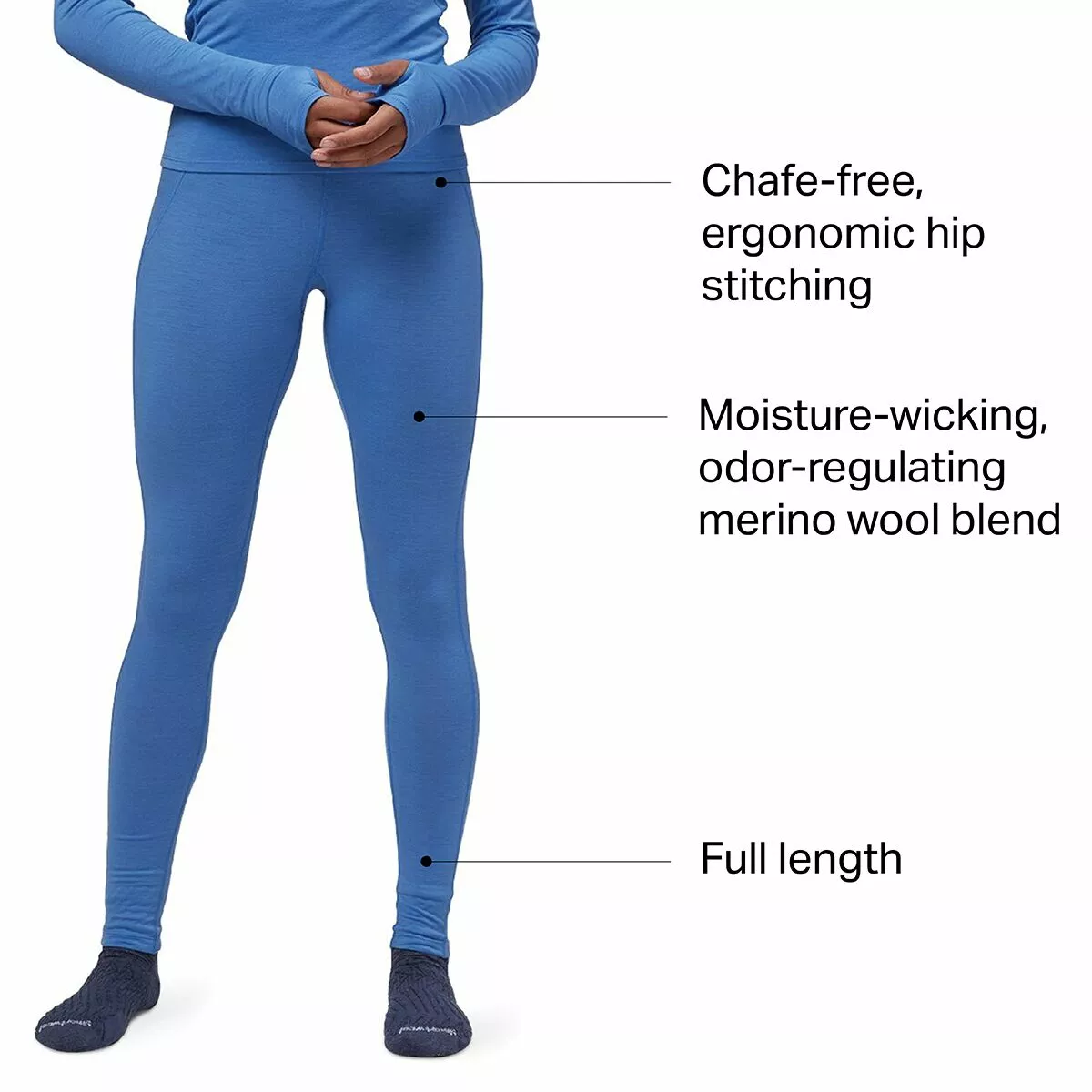 Stoic Merino Blend Baselayer Bottom Women's 2 Stoic Merino Blend Baselayer Bottom Women's - Image 2