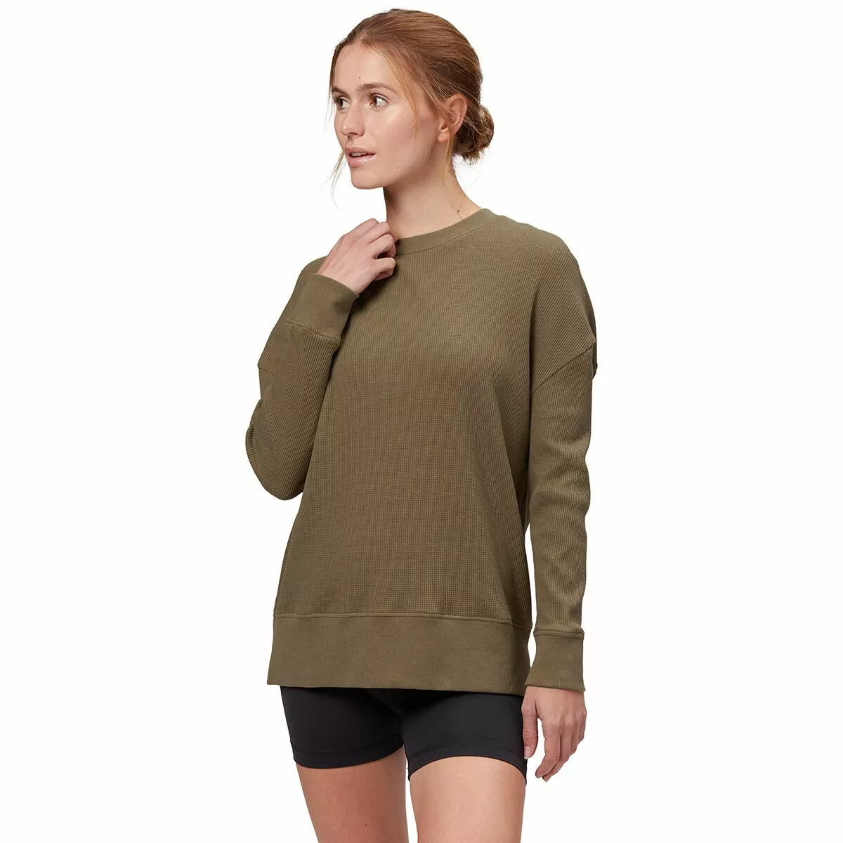 Stoic Long Sleeve Waffle Knit Top Women's 1 Stoic Long Sleeve Waffle Knit Top Women's