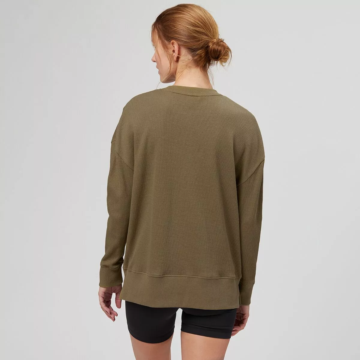 Stoic Long Sleeve Waffle Knit Top Women's 5 Stoic Long Sleeve Waffle Knit Top Women's - Image 5