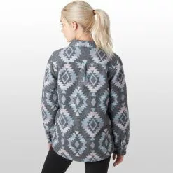 Stoic Printed Shirt Jacket Women's -Stoic Pop Store PAS D1