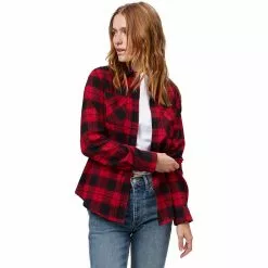 Stoic Super Soft Pocket Flannel Shirt Women's 21 Stoic Super Soft Pocket Flannel Shirt Women's -Stoic Pop Store REDSHAPLA 1