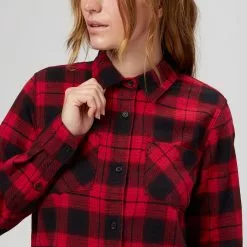 Stoic Super Soft Pocket Flannel Shirt Women's 24 Stoic Super Soft Pocket Flannel Shirt Women's -Stoic Pop Store REDSHAPLA D3 1