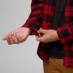 Stoic Button Up Flannel Shirt Men's -Stoic Pop Store REDSHAPLA D3