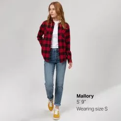 Stoic Super Soft Pocket Flannel Shirt Women's 23 Stoic Super Soft Pocket Flannel Shirt Women's -Stoic Pop Store REDSHAPLA D4 1