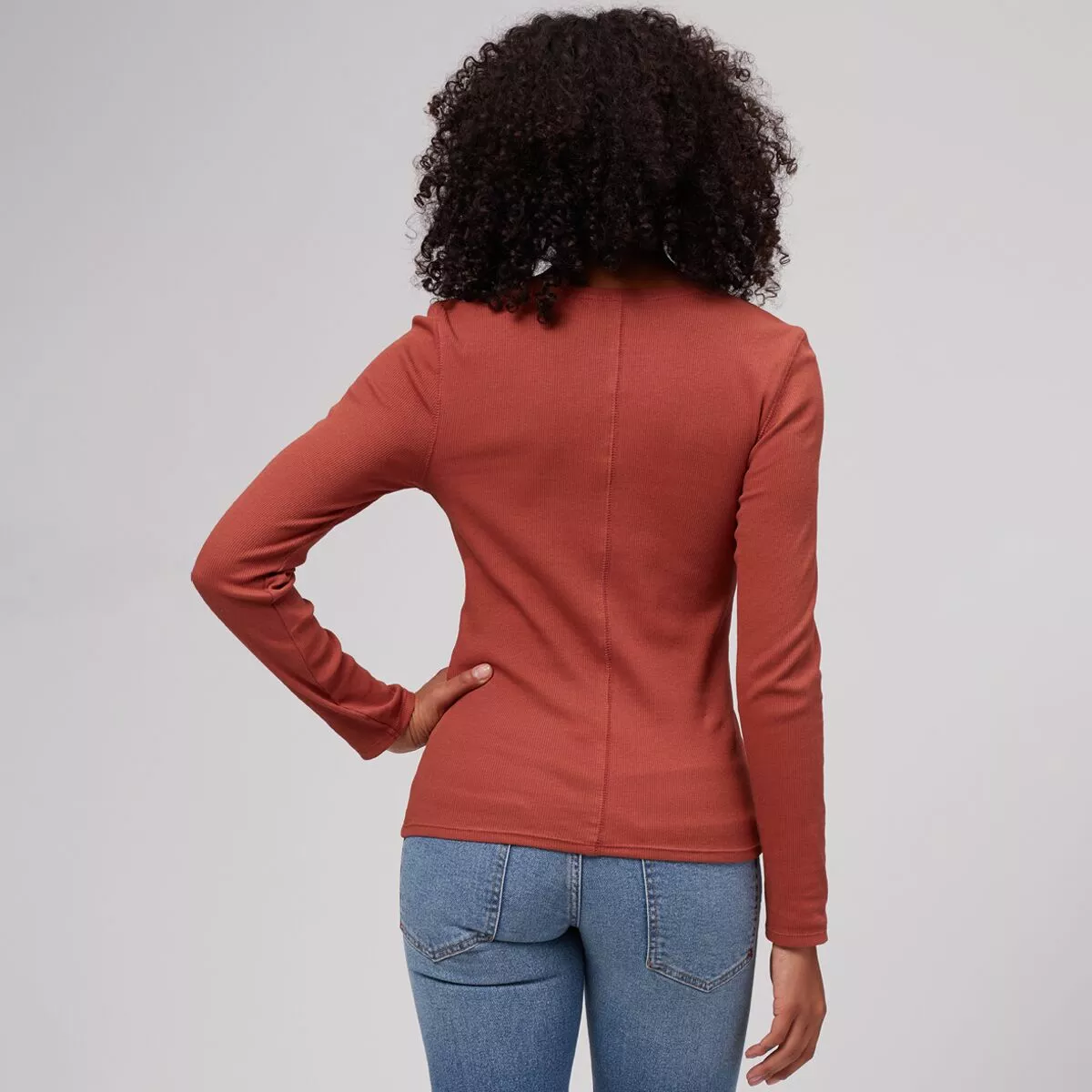 Stoic Core Rib Long Sleeve Top Women's 5 Stoic Core Rib Long Sleeve Top Women's - Image 5