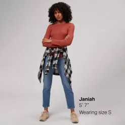 Stoic Core Rib Long Sleeve Top Women's 9 Stoic Core Rib Long Sleeve Top Women's -Stoic Pop Store RED D4