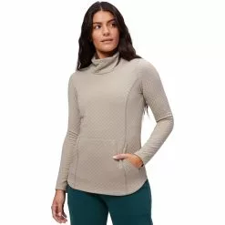 Stoic Quilted Cowl Neck Pullover Women's -Stoic Pop Store SILGRE