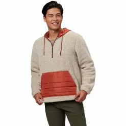 Stoic Sherpa Quilted 1/2 Zip Hoodie Men's -Stoic Pop Store SILGRERED