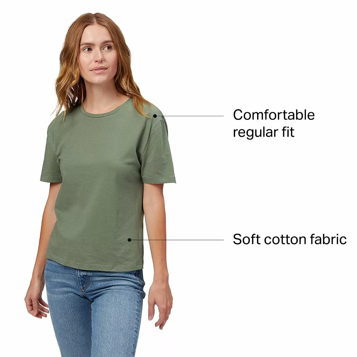Stoic Core Short Sleeve Crew Top Women's 2 Stoic Core Short Sleeve Crew Top Women's - Image 2