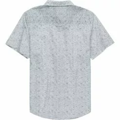 Stoic Spacedye Print Short Sleeve Woven Button Down Shirt Men's -Stoic Pop Store WHI D1 1